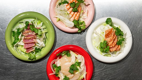 Карпаччо из осьминога, татаки со средиземноморским фенхелем и гастрономичные роллы – в весеннем обновлении Yami Yami