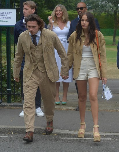 Бруклин Бекхэм и Хана Кросс