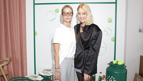 Галина Юдашкина, Елена Пинская, Виктория Манасир и другие на бранче в La Raquette