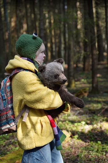 Ева Смирнова с медвежонком