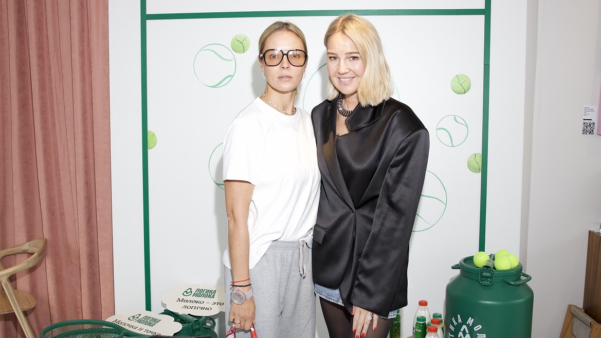 Галина Юдашкина, Елена Пинская, Виктория Манасир и другие на бранче в La Raquette