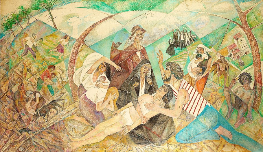 Маревна (Мария Брониславовна Воробьёва-Стебельская). Конец света. Приблизительно 1972 г. Представляет «Центр Мираль»