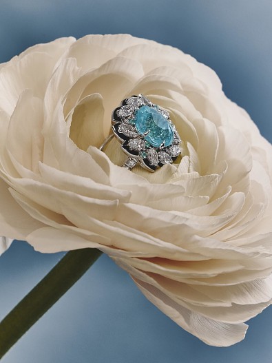 Кольцо «Цветок Параибы». Liza Borzaya