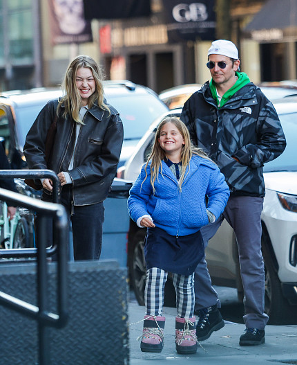 Джиджи Хадид, Брэдли Купер с дочерью Леей