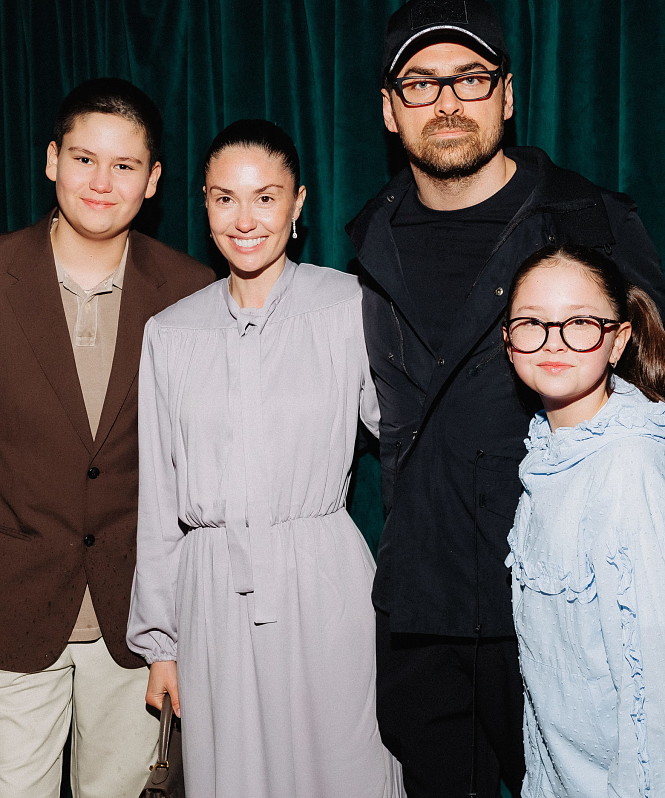 Агата и Пётр Дранга, Фёдор Бондарчук, Анна Цуканова-Котт на премьере мультфильма