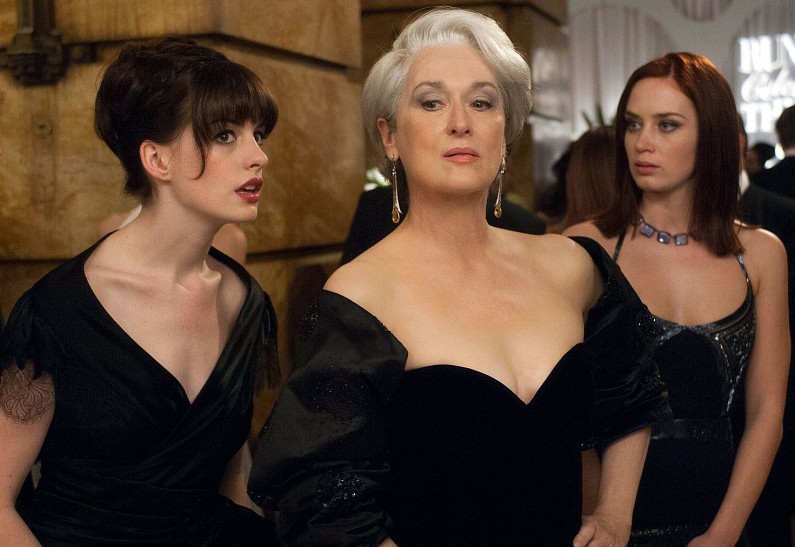 Эмили Блант вспомнила о непростой работе с Мэрил Стрип на съемках «Дьявол носит Prada»