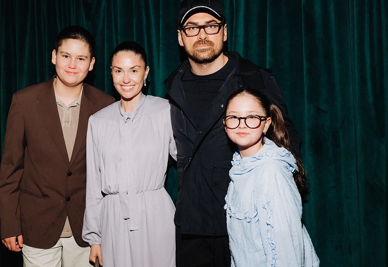 Агата и Пётр Дранга, Фёдор Бондарчук, Анна Цуканова-Котт на премьере мультфильма