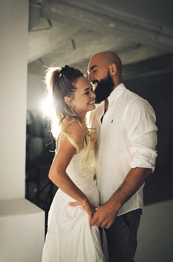 Анна Хилькевич с мужем Артуром