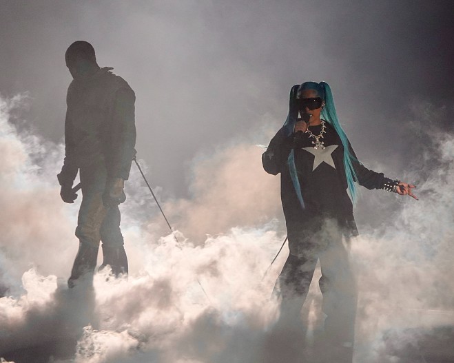 Канье и Норт Уэст