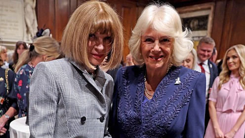 Королева Камилла встретилась с Сарой Джессикой Паркер и Анной Винтур в Нью-Йорке