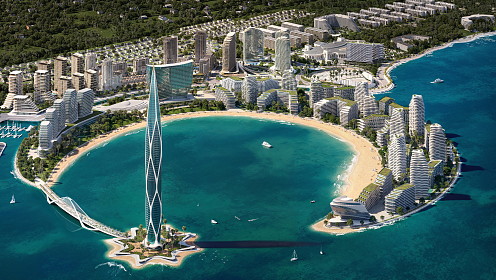 Острова будущего в Sea Breeze