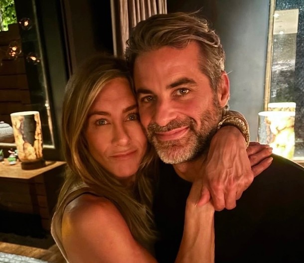 Дженнифер Энистон и Джим Кёртис