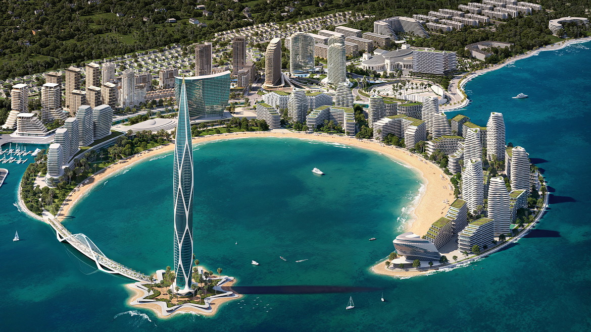 Острова будущего в Sea Breeze