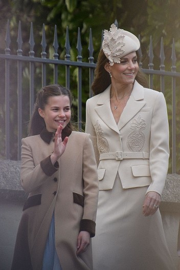 Принцесса Шарлотта и Кейт Миддлтон