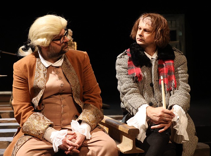 Сцена из спектакля «Опыты драматических изучений. Моцарт и Сальери»