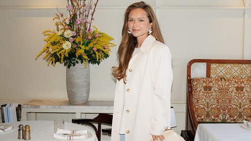 Александра Ревенко, Стеша Маликова и другие на пасхальном бранче в в BURO. TSUM