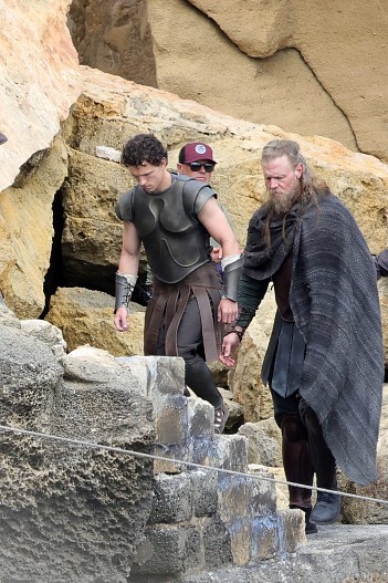 Том Холланд и&nbsp;Мэтт Дэймон на съемках фильма