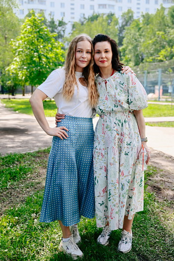 Юлия Пересильд и Александра Урсуляк