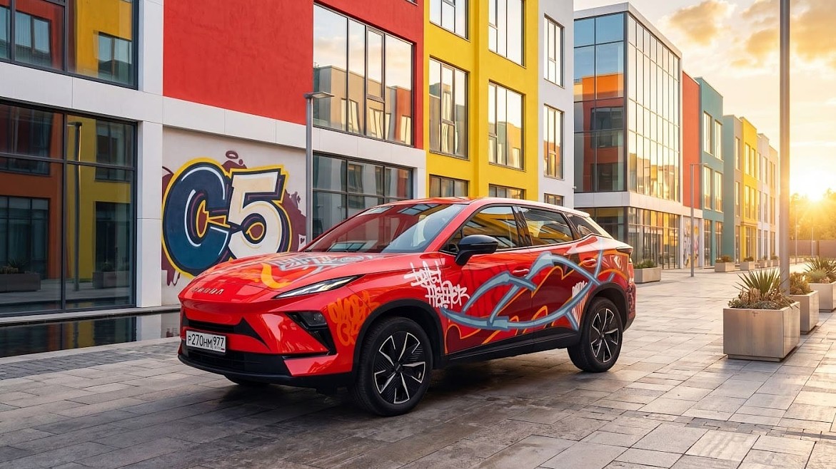 Автомобиль как искусство: OMODA и JAECOO представляют коллаборацию с художником Ильей Sober