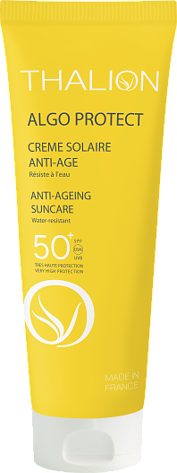 Солнцезащитный крем Algo Protect Anti-Ageing Suncare SPF50+, Thalion.