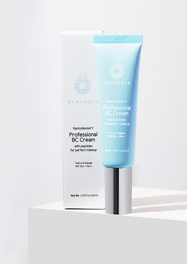 Тональный ВС-крем Professional BC Cream SPF 50, тон natural beige, Nanoasia
