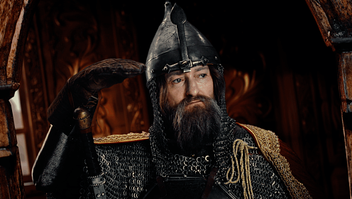 Сергей Безруков, Никита Кологривый и Леонид Якубович в сказочном проекте «Живая книга»