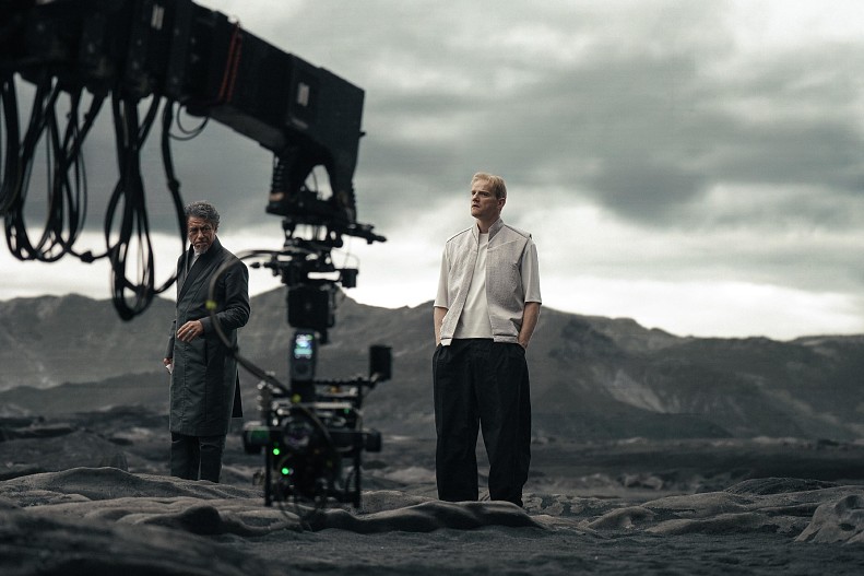 Юрий Колокольников на съемках сериала&nbsp;«Полдень»